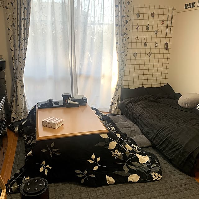 部屋全体/一人暮らし/100均のインテリア実例 - 2023-08-31 00:07:25