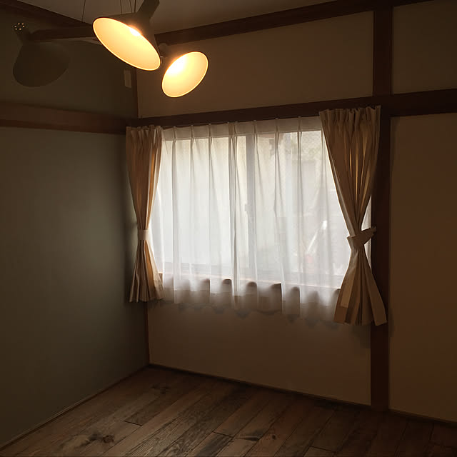 ベッド周り/照明/帆布カーテン/カーテン/帆布...などのインテリア実例 - 2018-04-28 17:56:50