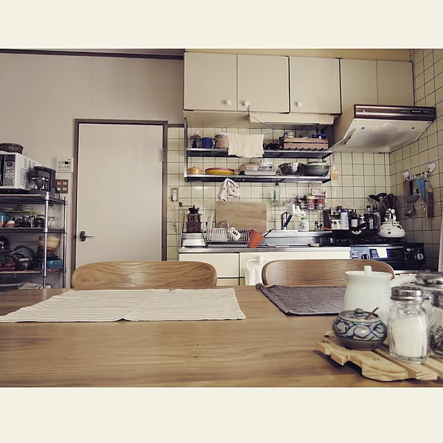 キッチン/100均/ナチュラル/賃貸マンションのインテリア実例 - 2015-05-19 23:32:15