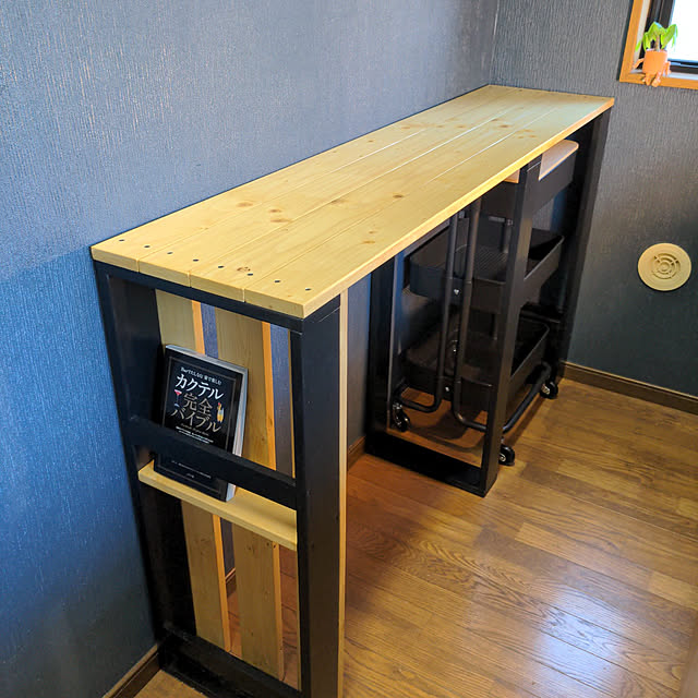 DIYカウンターテーブルのインテリア・手作りの実例 | RoomClip DIYカウンターテーブルのインテリア・手作りの実例 | RoomClip