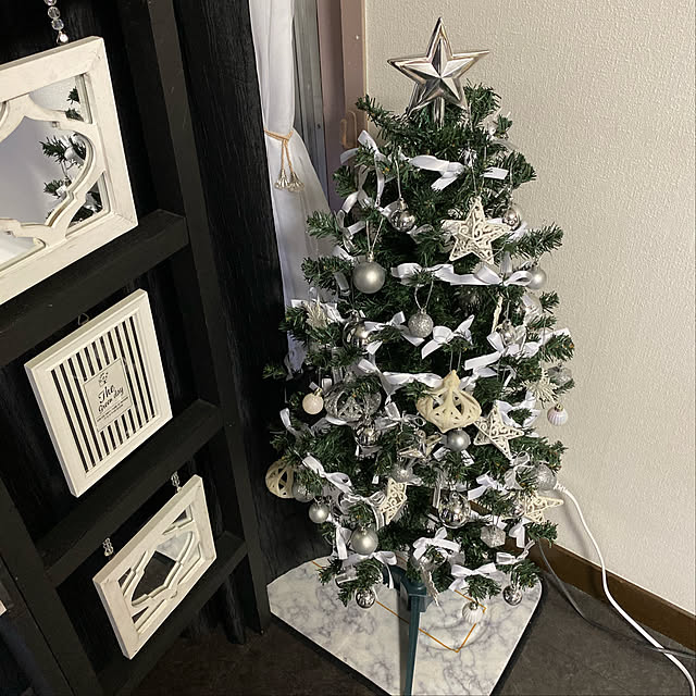 クリスマス/ニトリ/3COINS/モノトーン/クリスマス...などのインテリア実例 - 2019-12-13 19:05:07