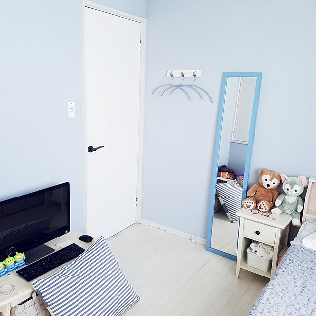 部屋全体/DIY/ホワイトインテリア/ニトリのインテリア実例 - 2020-08-13 15:35:09