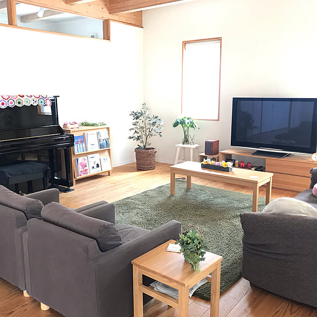ナチュラル/無印良品/フェイクグリーン/リビングのインテリア実例 - 2020-04-03 11:31:55