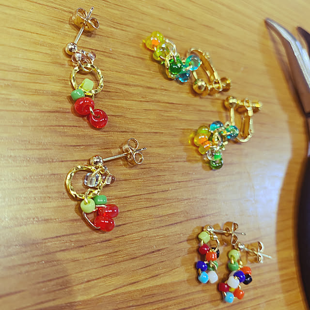 机/ビーズアクセサリー/ビーズ/ハンドメイド/100均のインテリア実例 - 2025-04-14 20:53:06