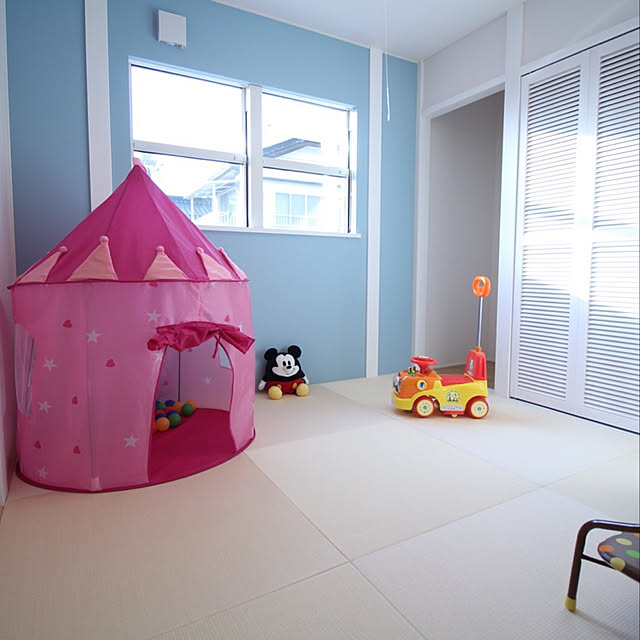 部屋全体/和室/水色/ルーバーのインテリア実例 - 2018-01-23 21:51:15