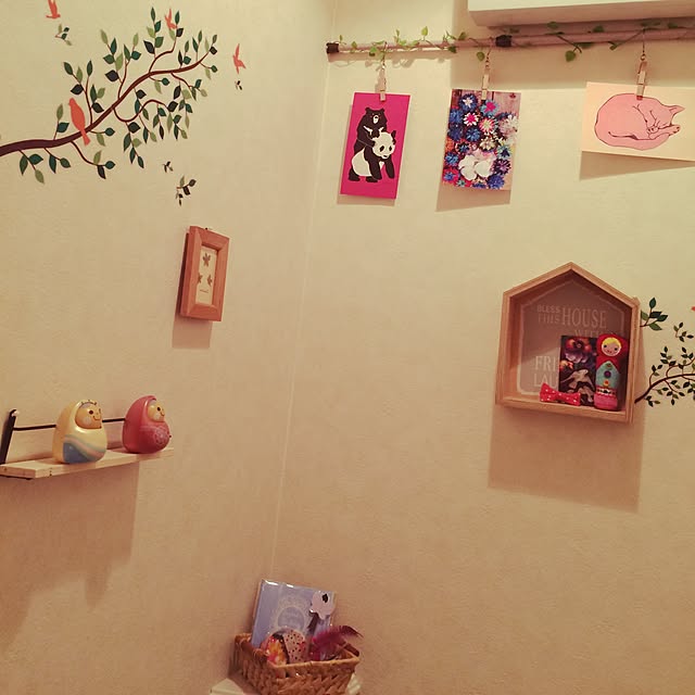 バス/トイレ/セリア/ナチュラル/ダイソー/一人暮らし...などのインテリア実例 - 2015-04-30 23:33:40