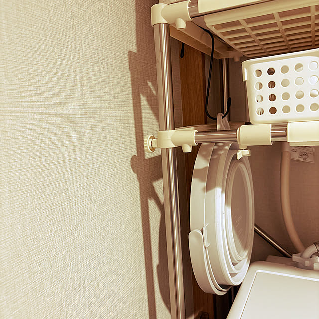 バス/トイレ/ランドリールーム収納/ランドリーラック/折りたたみバケツ/S字フック収納...などのインテリア実例 - 2025-11-16 12:06:26