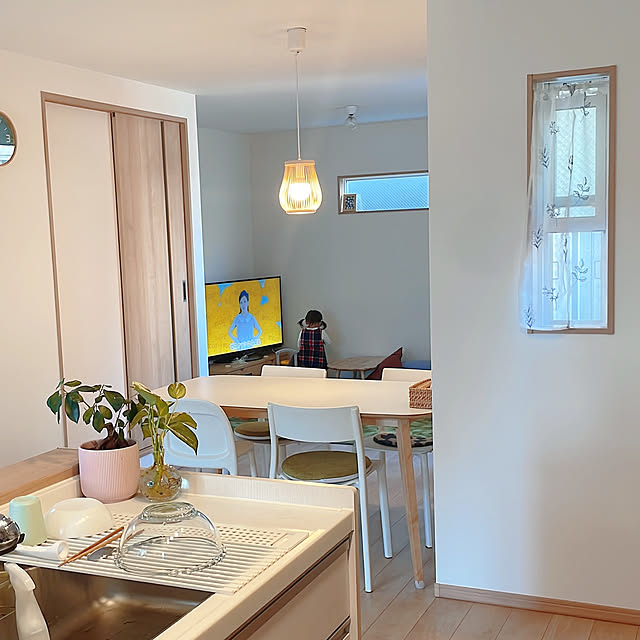IKEAのダイニングテーブル/和モダン/狭小住宅/小さなお家/３階建て...などのインテリア実例 - 2022-11-09 10:33:24
