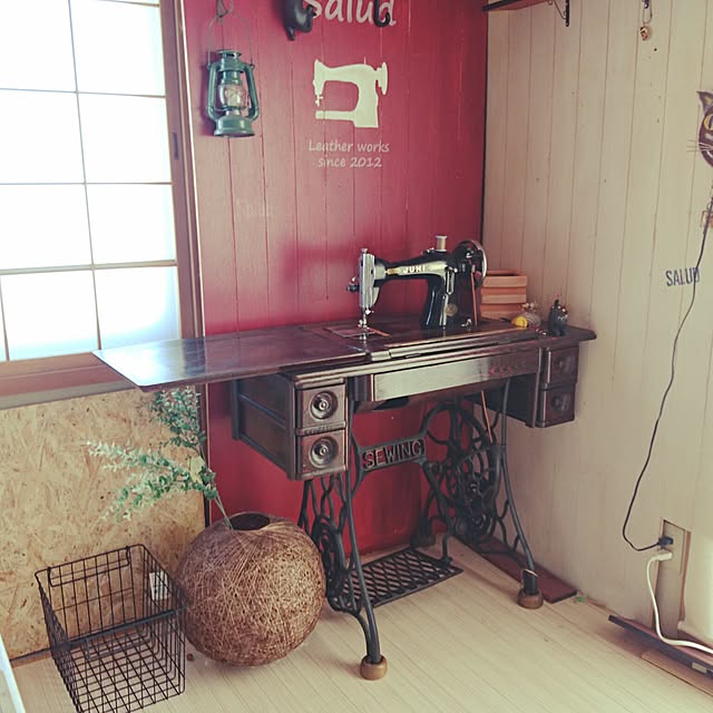 DIY 足踏みミシンのインテリア・手作りの実例 | RoomClip DIY 足踏みミシンのインテリア・手作りの実例 | RoomClip