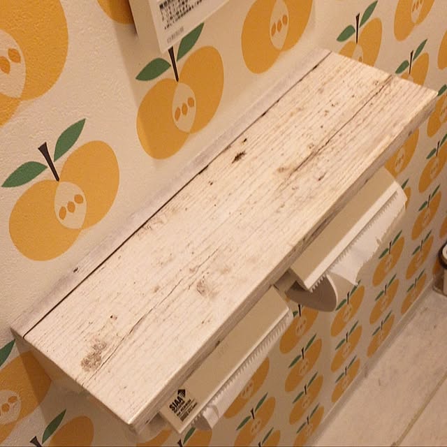 バス/トイレ/セリア/リメイクシートのインテリア実例 - 2017-02-15 20:00:01