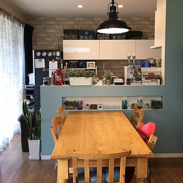 部屋全体/100均/IKEA/フェイクグリーンのインテリア実例 - 2017-05-21 03:00:29