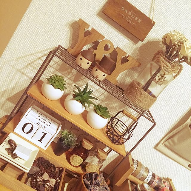 棚/セリア/salut!/3COINS/ナチュラルキッチン...などのインテリア実例 - 2015-07-01 21:04:17