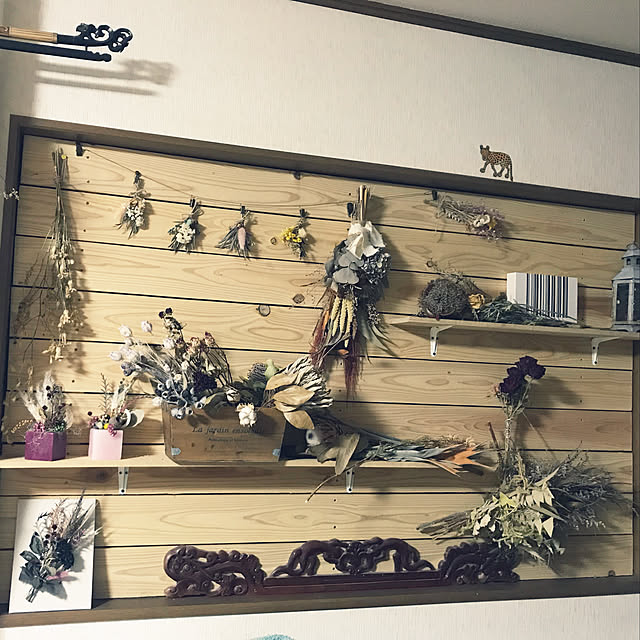 ハンドメイド/DIY/ドライフラワー/ナチュラル/棚のインテリア実例 - 2020-10-07 19:14:54