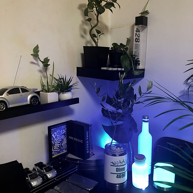DIY.MANIAのヤナカLED-ヤナカLED 12Ｖ超高輝度 5M 600連 LEDテープ 防水 切断可能 白ベース/LEDグリーン 強力粘着両面テープ 正面発光 SMD 2835 (ホワイト)の家具・インテリア写真