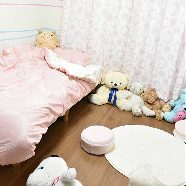 ニトリ/子供部屋女の子/ベッド周りのインテリア実例 - 2020-04-30 08:24:05