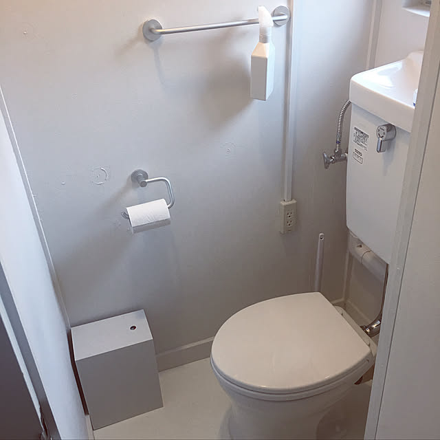 バス/トイレ/トイレ収納/無印ファイルボックス/団地トイレ/団地暮らし...などのインテリア実例 - 2018-02-28 11:00:58