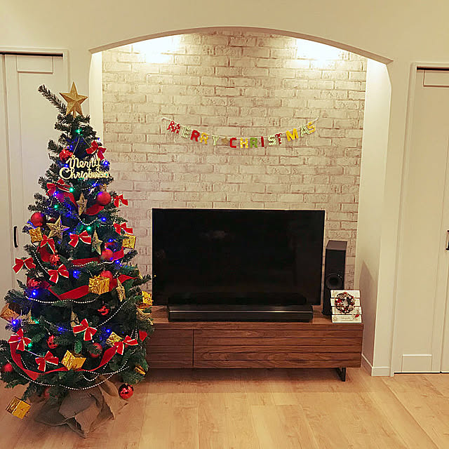 クリスマスツリー/リビングのインテリア実例 - 2021-12-19 09:19:31