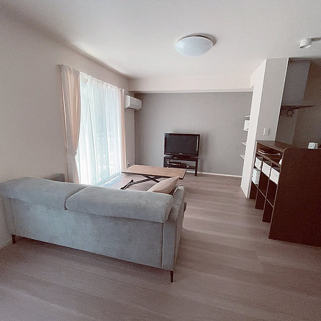 部屋全体/賃貸でも諦めない！/シンプルライフを目指す/シンプルライフ/無印...などのインテリア実例 - 2022-06-12 13:38:42