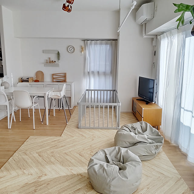 キッズ ベビーサークル ワイド 8枚セット Playpen8 174×174cm