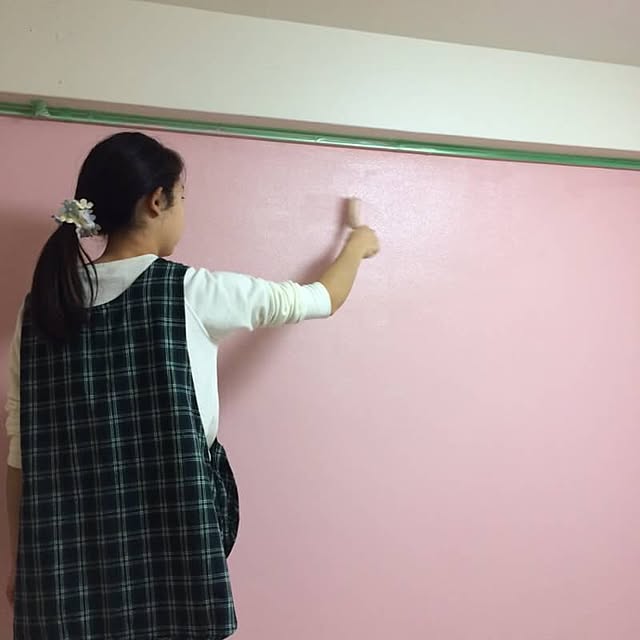 壁/天井/水性ワイド51フレッシュピンク/子供部屋のインテリア実例 - 2017-06-05 14:49:08