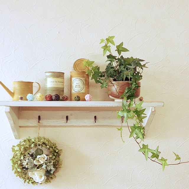 棚/DIY/ハンドメイド/観葉植物/リメ缶のインテリア実例 - 2016-07-04 11:34:11