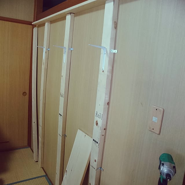 部屋全体/和室/たなDIY/ナチュラル/畳...などのインテリア実例 - 2016-07-14 15:07:32