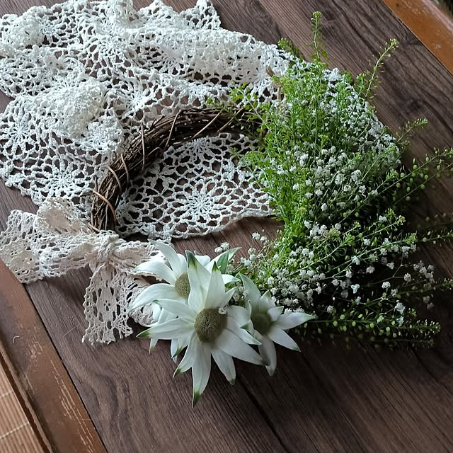 机/花/みていただきありがとうございます❤️/ハンドメイド/リース...などのインテリア実例 - 2025-05-15 18:52:19