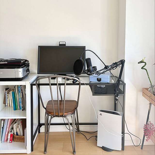 パソコンデスク/モノトーンインテリア/IKEAのインテリア実例 - 2026-03-04 18:50:19