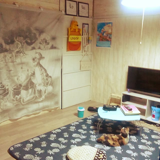 部屋全体/カーテン/古い家/狭い家/いいね&フォローありがとうございます☆...などのインテリア実例 - 2017-07-02 22:21:34