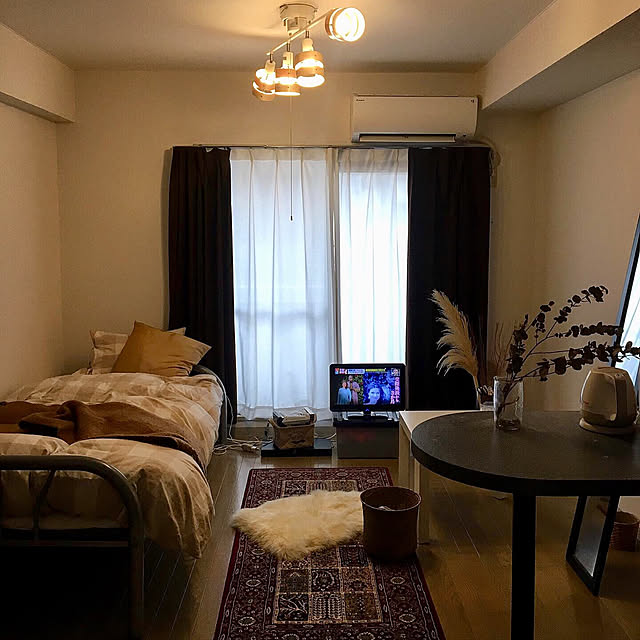 ドライフラワー/照明/IKEA/一人暮らし/ニトリ...などのインテリア実例 - 2019-08-19 16:52:35