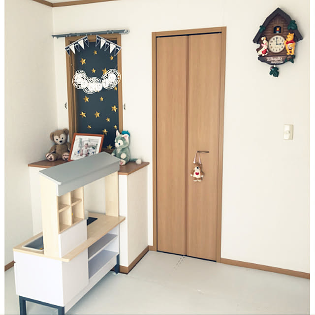 部屋全体/振り子時計/カントリー好き♥/カフェ風/シンプル...などのインテリア実例 - 2019-01-25 15:09:44