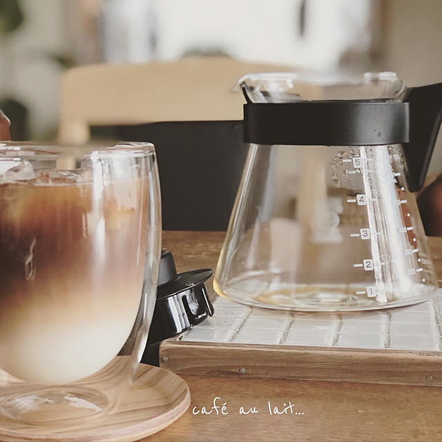 コーヒーのある暮らし/coffee/アイスカフェオレ/IKEAのグラス/IKEA...などのインテリア実例 - 2020-09-18 15:04:22