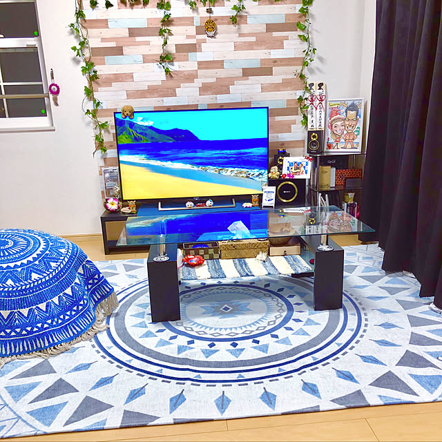 部屋全体/観葉植物/ダイソー/DIY/100均...などのインテリア実例 - 2018-11-04 00:29:38