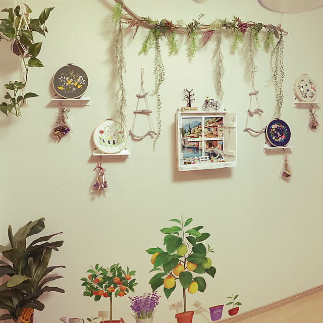 ハンドメイド/北欧/DIY/ダイソー/観葉植物...などのインテリア実例 - 2020-08-02 21:19:45