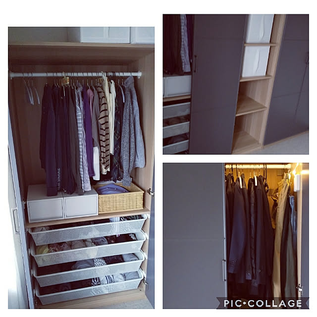 鏡付きワードローブ（ミラー付き収納）の通販 - IKEA