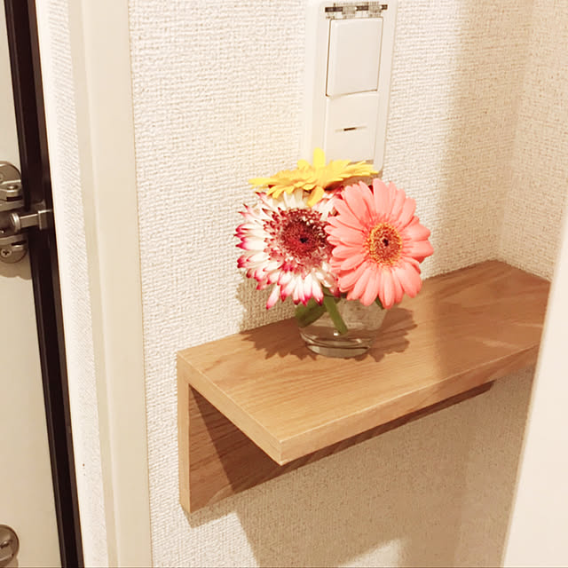 玄関/入り口/2LDK/賃貸アパート/赤ちゃんのいる暮らし/賃貸でも楽しく♪...などのインテリア実例 - 2018-11-15 16:13:44