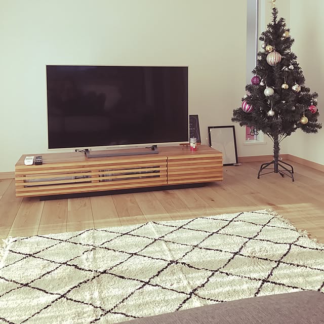 部屋全体/SONY/クリスマスツリー/テレビ台/テレビボード...などのインテリア実例 - 2016-12-21 11:56:10