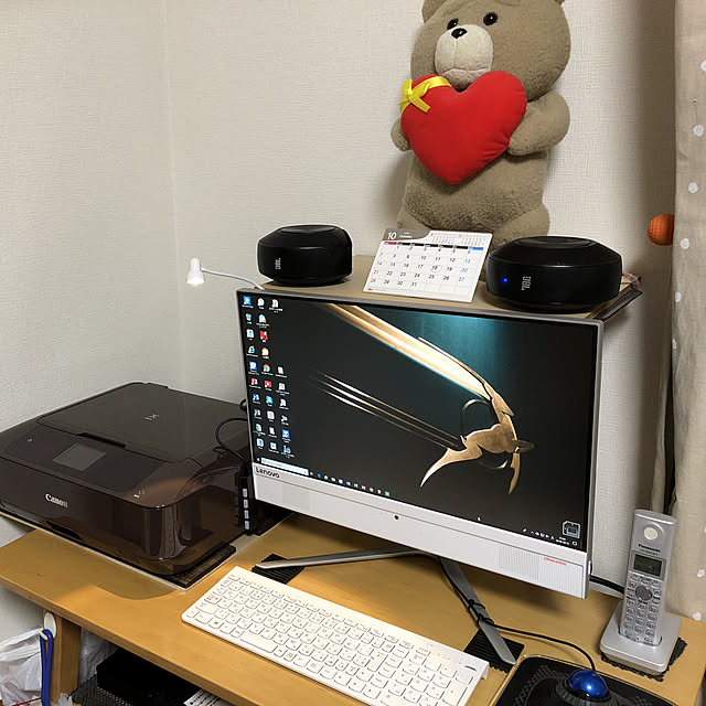 机のインテリア実例 - 2018-10-13 21:58:13