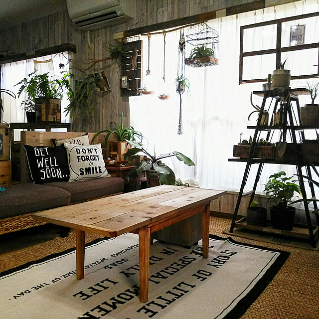 部屋全体/DIY/観葉植物/植物のある暮らし/賃貸DIY...などのインテリア実例 - 2017-08-26 14:52:28