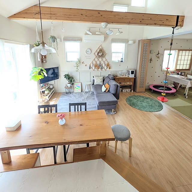 部屋全体/DIY/小上がりスペース/DIYが好き/100均大好き...などのインテリア実例 - 2025-04-28 12:25:25