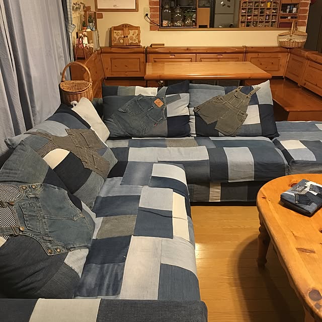 デニムリメイクソファーのおすすめ商品とおしゃれな実例 デニムリメイクソファーのおすすめ商品とおしゃれな実例