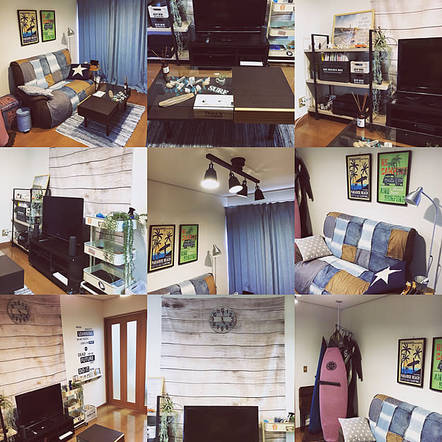 西海岸風/男前/部屋全体のインテリア実例 - 2019-08-25 18:12:58
