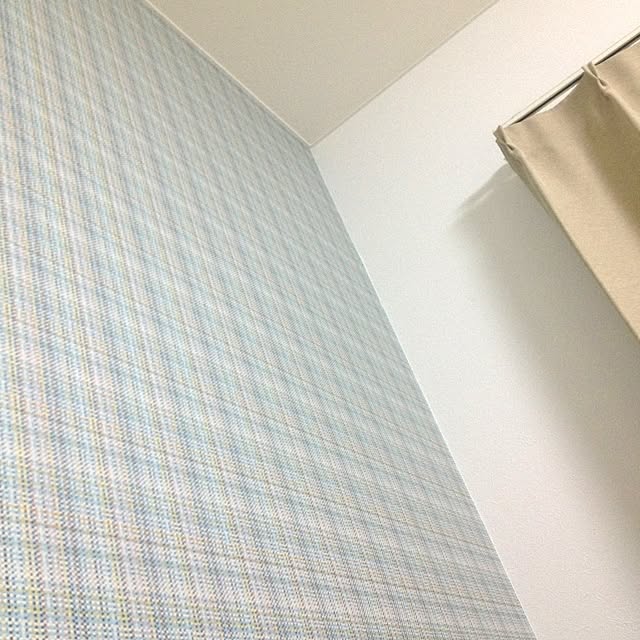 壁/天井/ブルー/チェック/かべのインテリア実例 - 2013-09-11 23:04:44