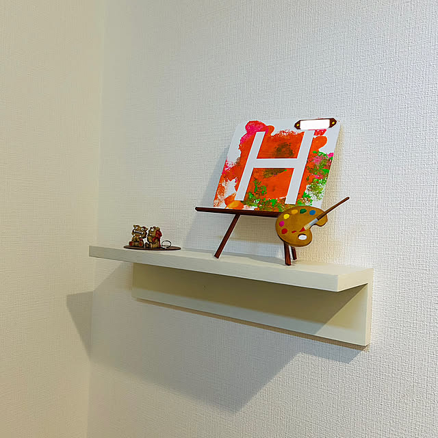 玄関/入り口/飾り棚ディスプレイ/飾り棚/ウォールシェルフ/無印良品 壁に付けられる家具...などのインテリア実例 - 2025-03-07 10:01:53