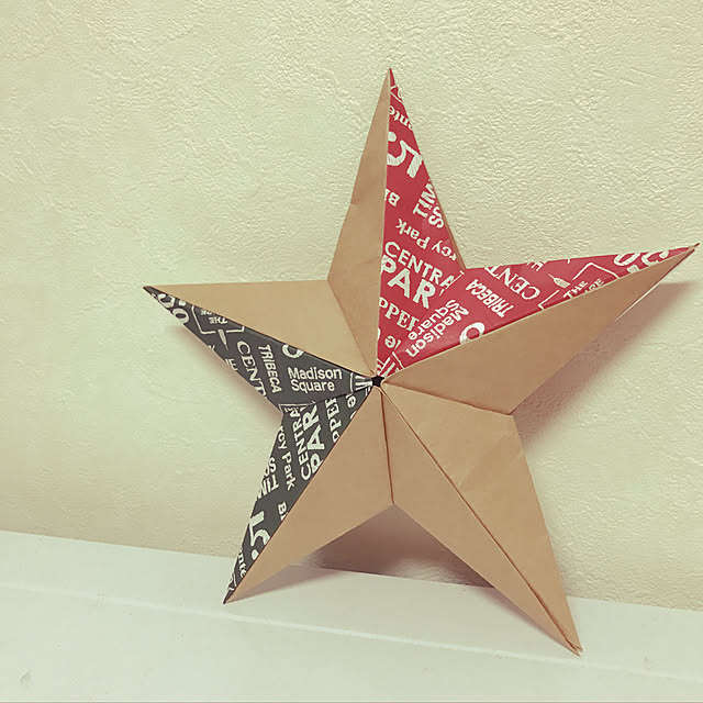 壁/天井/星/ハンドメイド/ダイソー/100均...などのインテリア実例 - 2017-12-04 17:40:01
