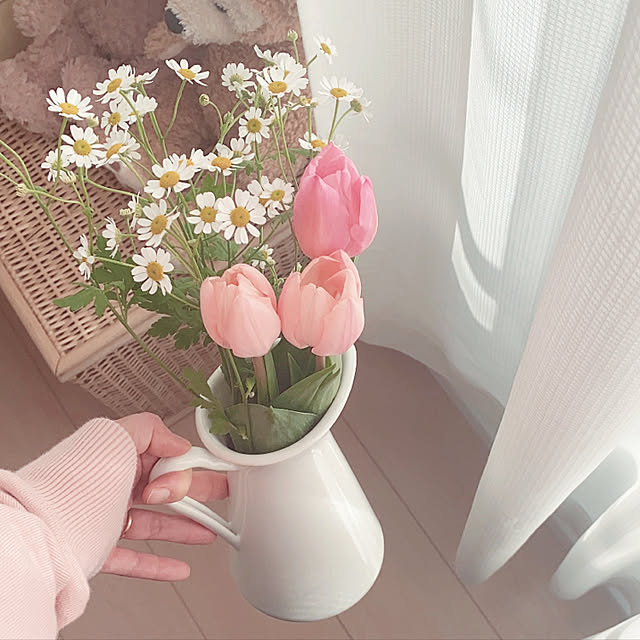 チューリップ/花のある暮らし/IKEA/ダッフィー/韓国インテリア...などのインテリア実例 - 2021-12-29 18:28:19