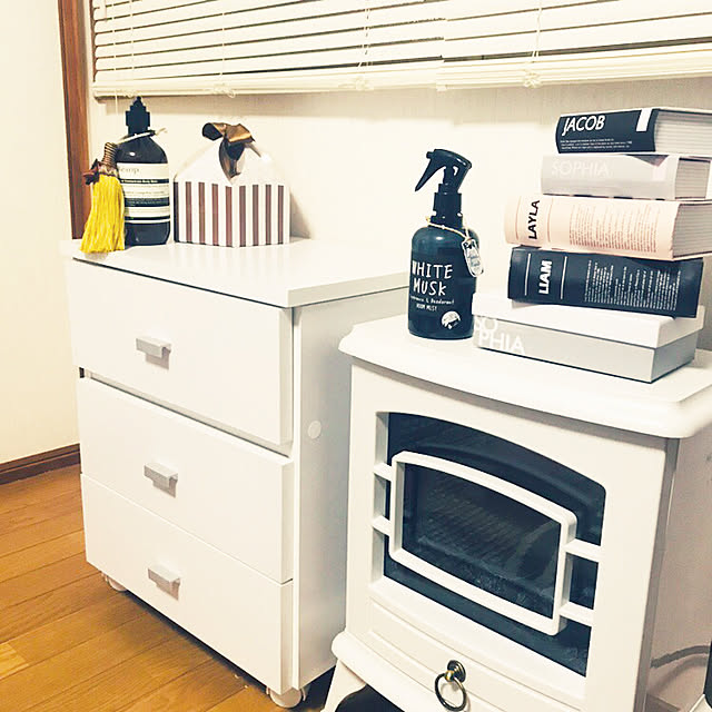 暖炉型ファンヒーター/新商品買ったよ！/ホワイトインテリア/ナチュラル/ハンドメイド...などのインテリア実例 - 2019-04-17 02:32:52