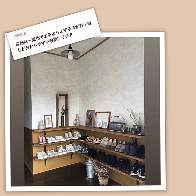 玄関/入り口/壁紙屋本舗/壁紙DIY/ディスプレイ/壁面収納...などのインテリア実例 - 2023-09-17 08:37:34