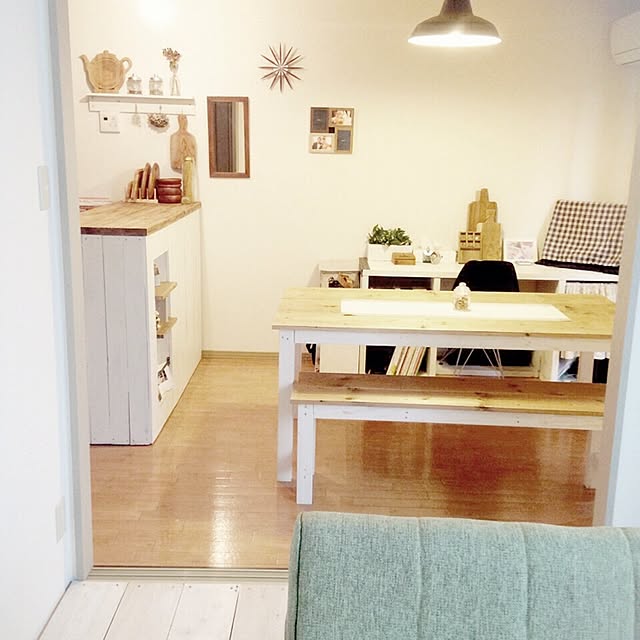 部屋全体/DIY/ナチュラル/手作り/雑貨...などのインテリア実例 - 2015-06-09 16:49:21