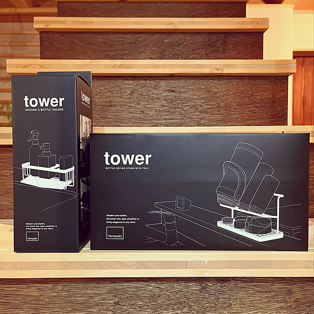 tower(タワー)/towerシリーズ/キッチン/箱階段/スポンジ&ボトルホルダー...などのインテリア実例 - 2022-02-03 19:44:48